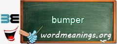 WordMeaning blackboard for bumper